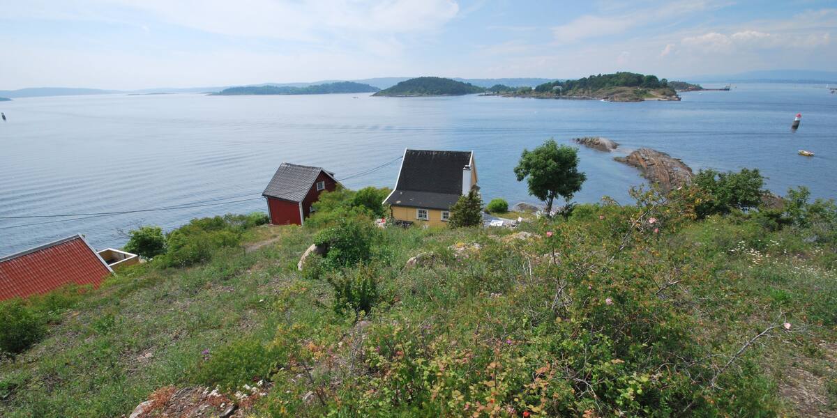 Bleikøya sett fra sjøen